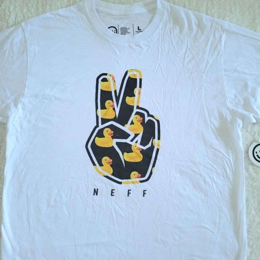NEFF Rubber Duckie🦆 Peace Out✌️ Graphic Tee👕 - NWT - Picture 9 of 12